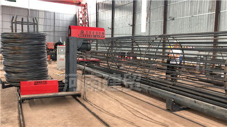 湖州數(shù)控鋼筋籠滾焊機(jī)18米雙筋繞筋機(jī)